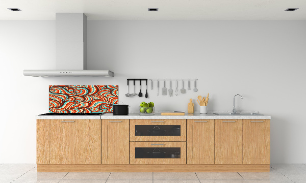 Achterwand keuken Wervelend patroon