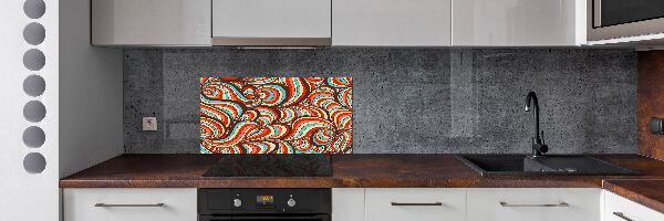 Achterwand keuken Wervelend patroon
