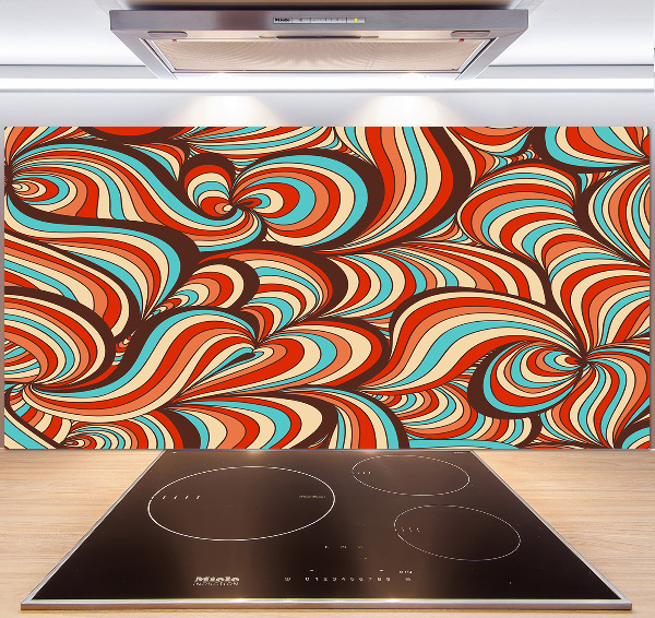 Achterwand keuken Wervelend patroon