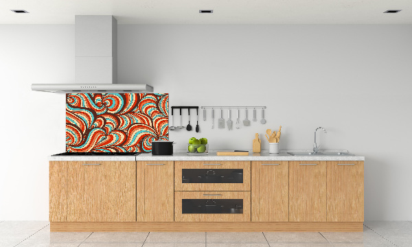 Achterwand keuken Wervelend patroon