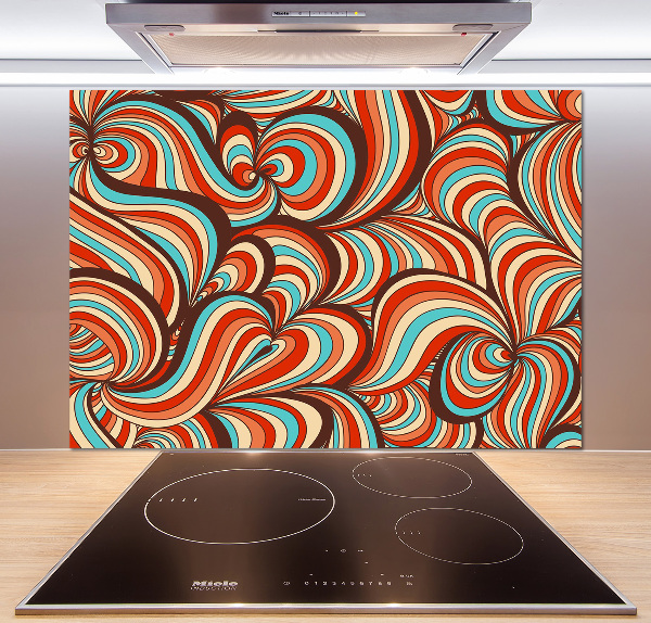 Achterwand keuken Wervelend patroon