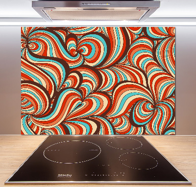 Achterwand keuken Wervelend patroon