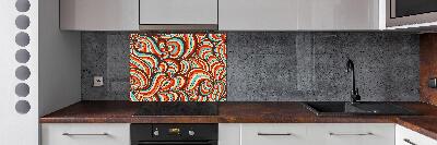 Achterwand keuken Wervelend patroon