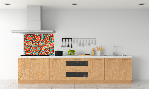 Achterwand keuken Wervelend patroon