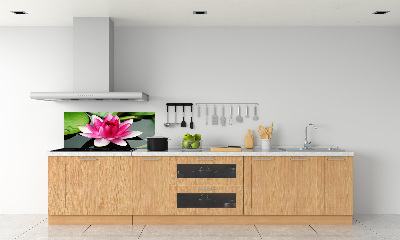 Glazen achterwand keuken Waterlelie