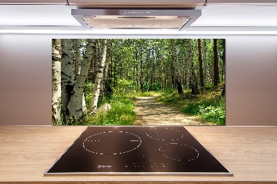 Panel do kuchni Ścieżka w lesie