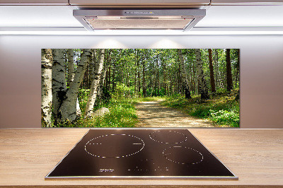 Panel do kuchni Ścieżka w lesie