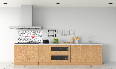 Glazen achterwand keuken Muzikale genres
