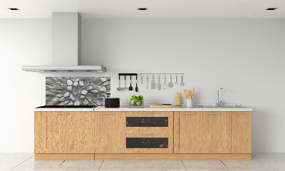 Glazen achterwand keuken 3D-abstractie