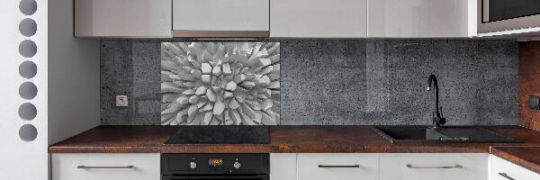 Glazen achterwand keuken 3D-abstractie