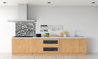 Glazen achterwand keuken 3D-abstractie