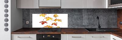 Spatscherm keuken Herfstbladeren