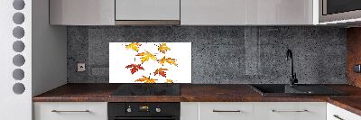 Spatscherm keuken Herfstbladeren