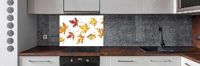 Spatscherm keuken Herfstbladeren