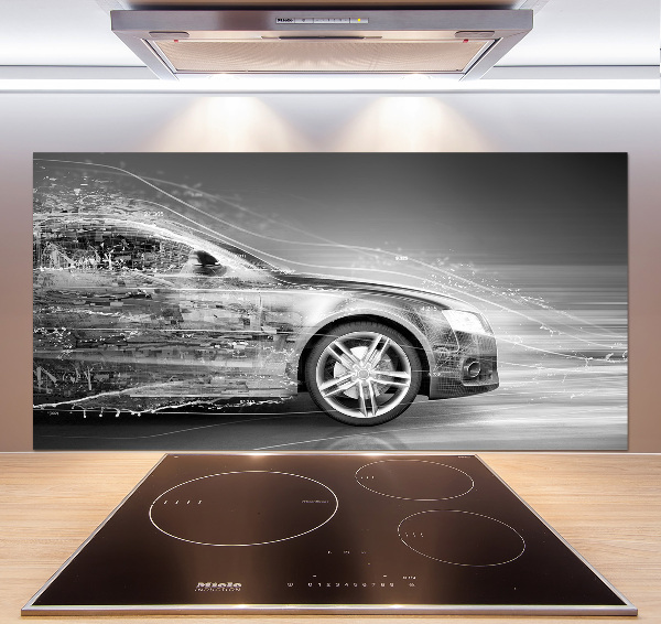 Panel do kuchni Pędzący samochód