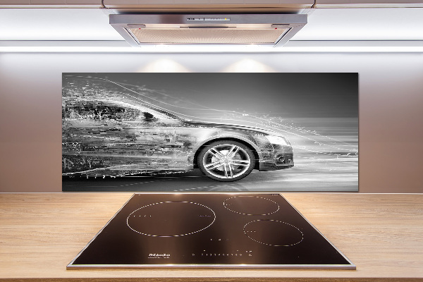 Panel do kuchni Pędzący samochód