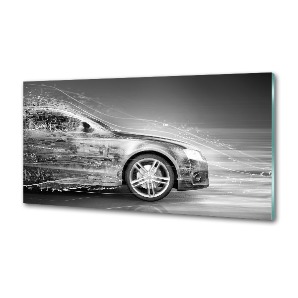 Panel do kuchni Pędzący samochód