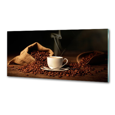 Spatplaat keuken Koffie in een kopje
