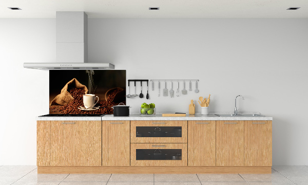 Spatplaat keuken Koffie in een kopje
