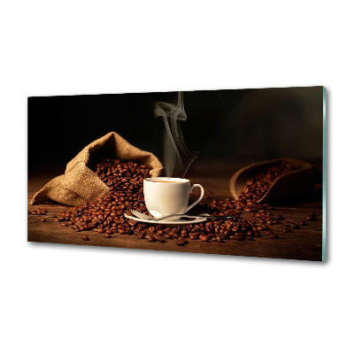 Spatplaat keuken Koffie in een kopje