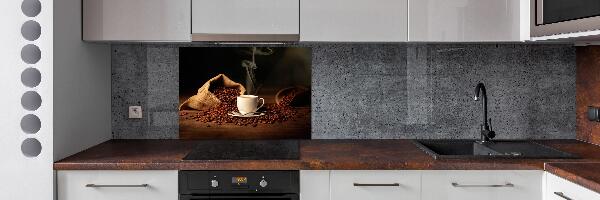Spatplaat keuken Koffie in een kopje