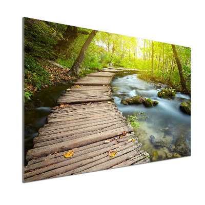 Panel do kuchni Ścieżka nad rzeką