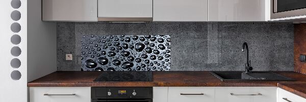 Keuken achterwand waterdruppels