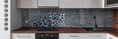 Keuken achterwand waterdruppels