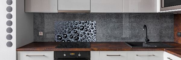 Keuken achterwand waterdruppels