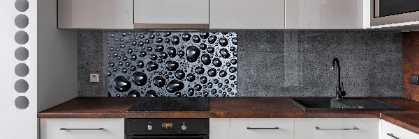 Keuken achterwand waterdruppels