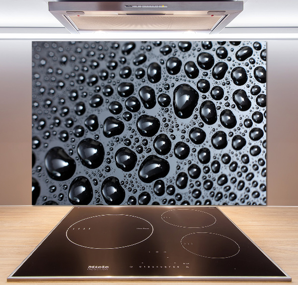 Keuken achterwand waterdruppels