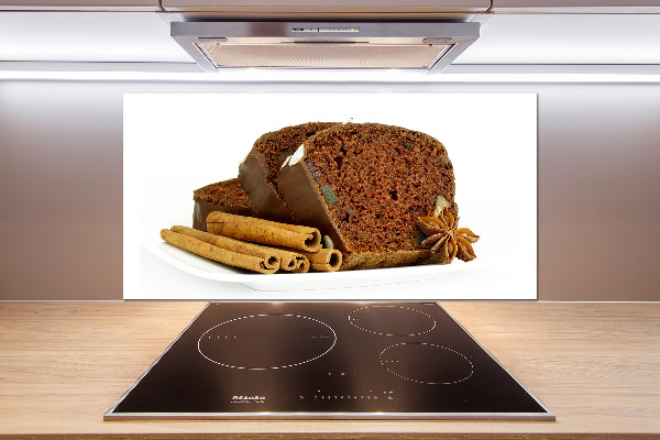 Glazen achterwand keuken Peperkoek en vanille