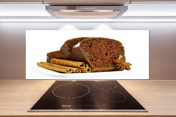 Glazen achterwand keuken Peperkoek en vanille