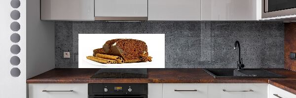 Glazen achterwand keuken Peperkoek en vanille