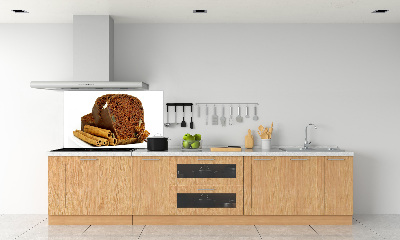 Glazen achterwand keuken Peperkoek en vanille