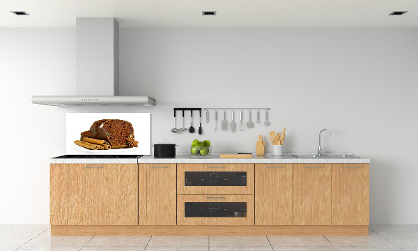 Glazen achterwand keuken Peperkoek en vanille