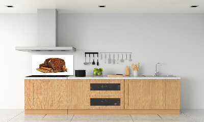 Glazen achterwand keuken Peperkoek en vanille