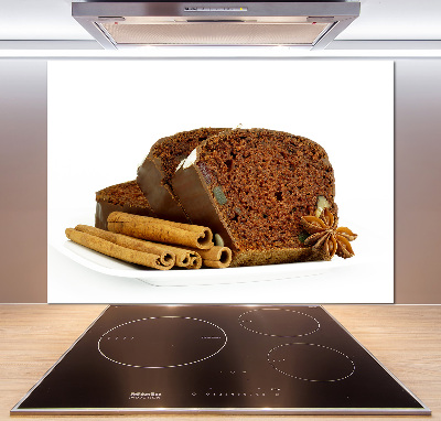 Glazen achterwand keuken Peperkoek en vanille