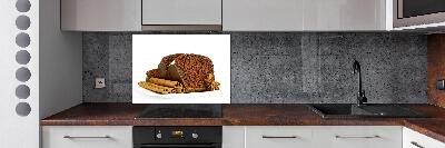 Glazen achterwand keuken Peperkoek en vanille