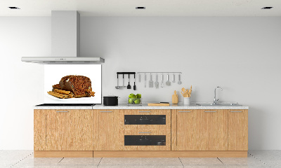 Glazen achterwand keuken Peperkoek en vanille