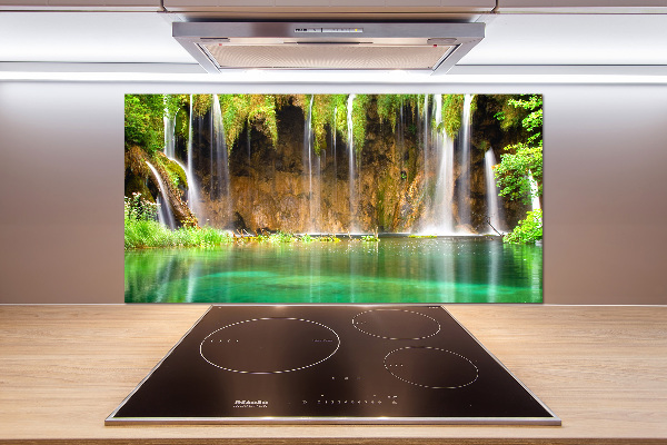 Glazen achterwand keuken Plitvice-meren