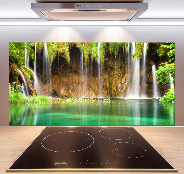 Glazen achterwand keuken Plitvice-meren