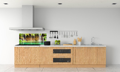 Glazen achterwand keuken Plitvice-meren