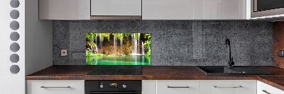 Glazen achterwand keuken Plitvice-meren