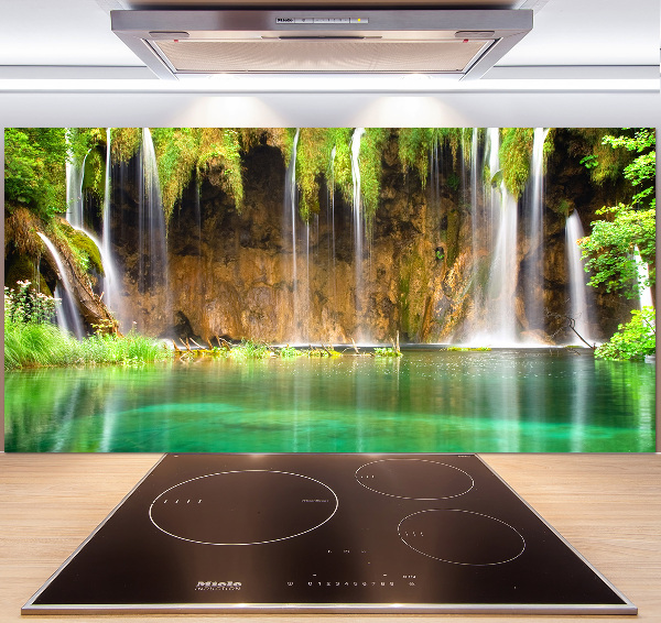 Glazen achterwand keuken Plitvice-meren