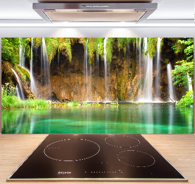 Glazen achterwand keuken Plitvice-meren