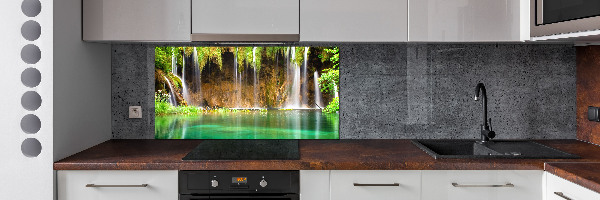 Glazen achterwand keuken Plitvice-meren