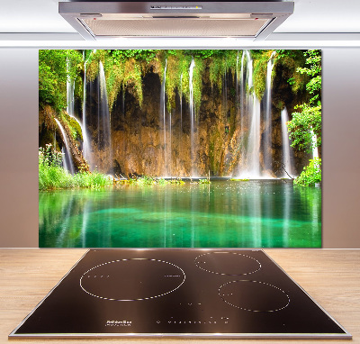 Glazen achterwand keuken Plitvice-meren