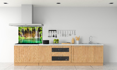 Glazen achterwand keuken Plitvice-meren