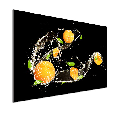 Achterwand keuken Abrikozen en water